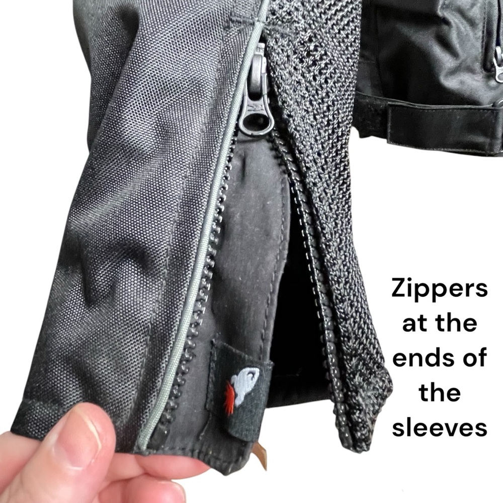 Joe Rocket Mens NWT Velocity Mesh Padded Street Motorcycle Jacket & Liner Sz L - Picture 7 of 16